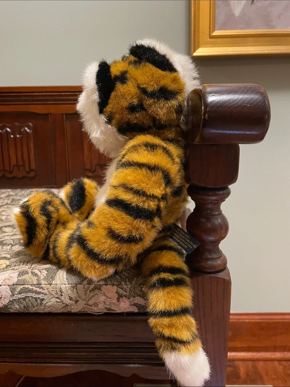 Boyd’s plush tiger cat.